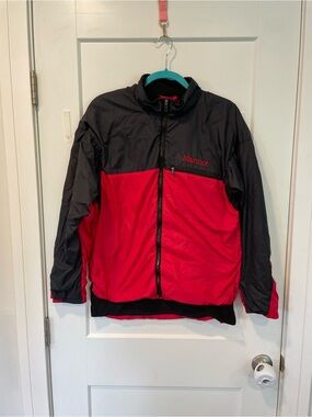 Marmot Black and Red Lightweight Performance Jacket